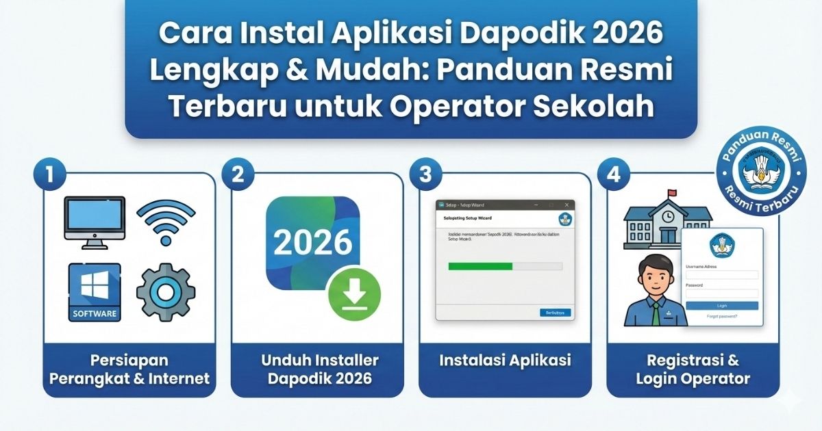 Cara Instal Aplikasi Dapodik 2026 Lengkap & Mudah: Panduan Resmi Terbaru untuk Operator Sekolah
